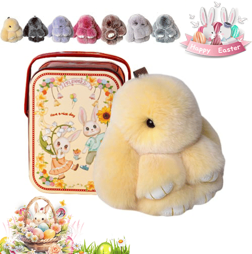 🏆Only $6.99Last Day Promotion!🐰 Handmade Soft Bunny Charms