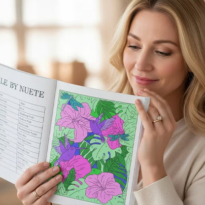 Color By Number Coloring Book for Adults