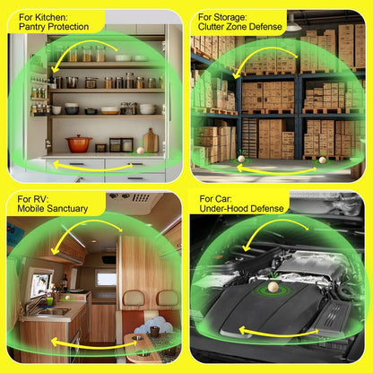 🐭Mouse & Rat Repellent Balls--Long-Lasting Peppermint Oil Formula——Safe for Pets & Kids