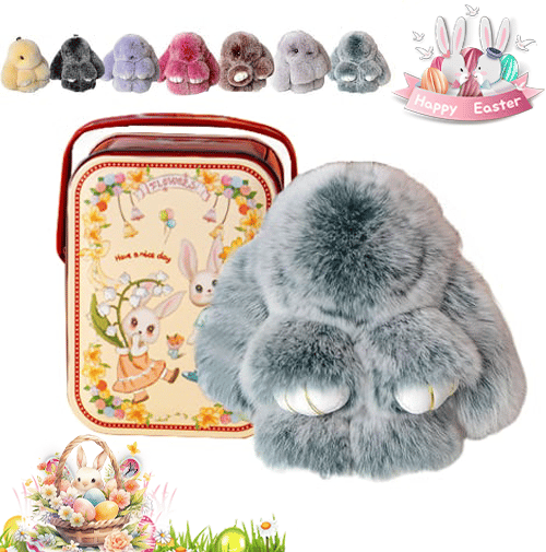🏆Only $6.99Last Day Promotion!🐰 Handmade Soft Bunny Charms