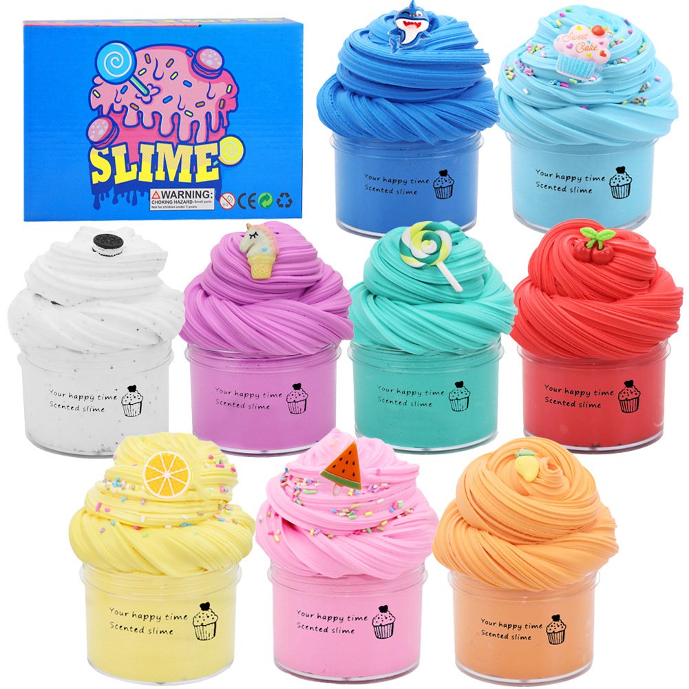 Super Clay Slime DIY Soft & Squishy Clay Scented Slime Sensory Clay