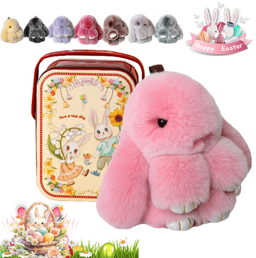 🏆Only $6.99Last Day Promotion!🐰 Handmade Soft Bunny Charms