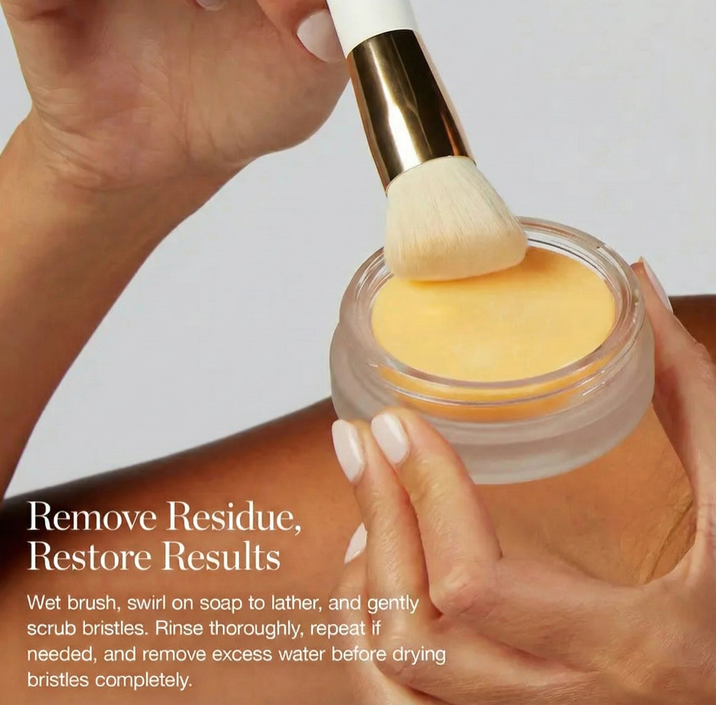 The Organic makeup Brush Cleanser