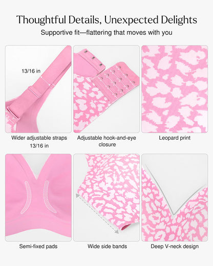Seamless Deep V Push-Up Wireless Bra 2.0