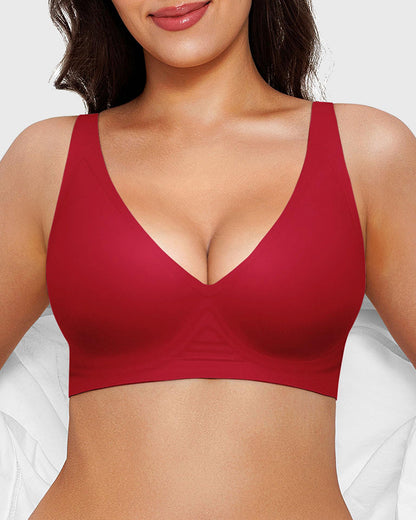 Seamless Deep V Push-Up Wireless Bra 2.0
