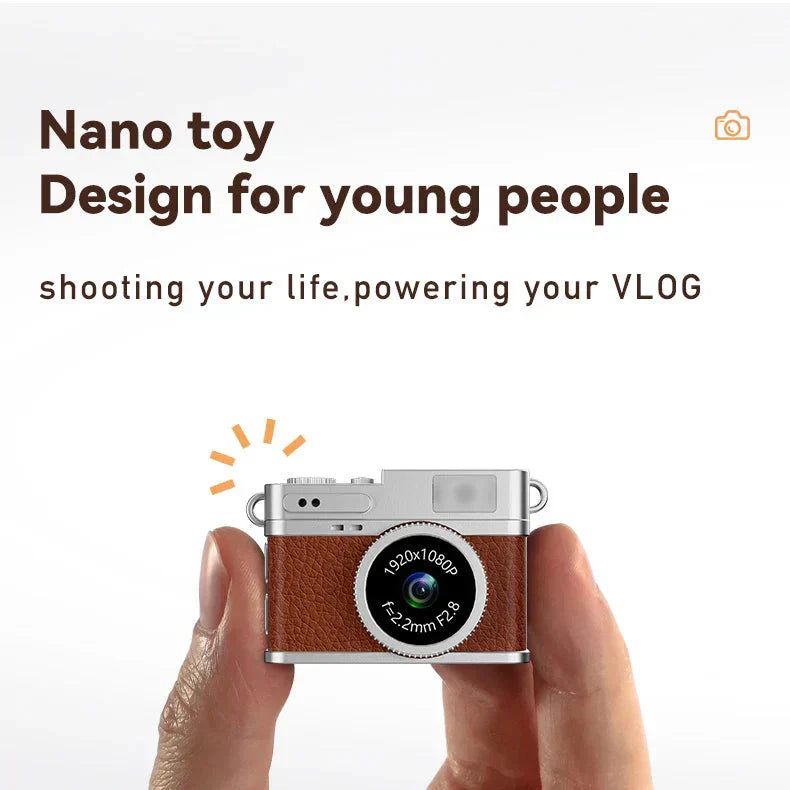 Retro Mini Digital Camera – HD Video, Pocket Size