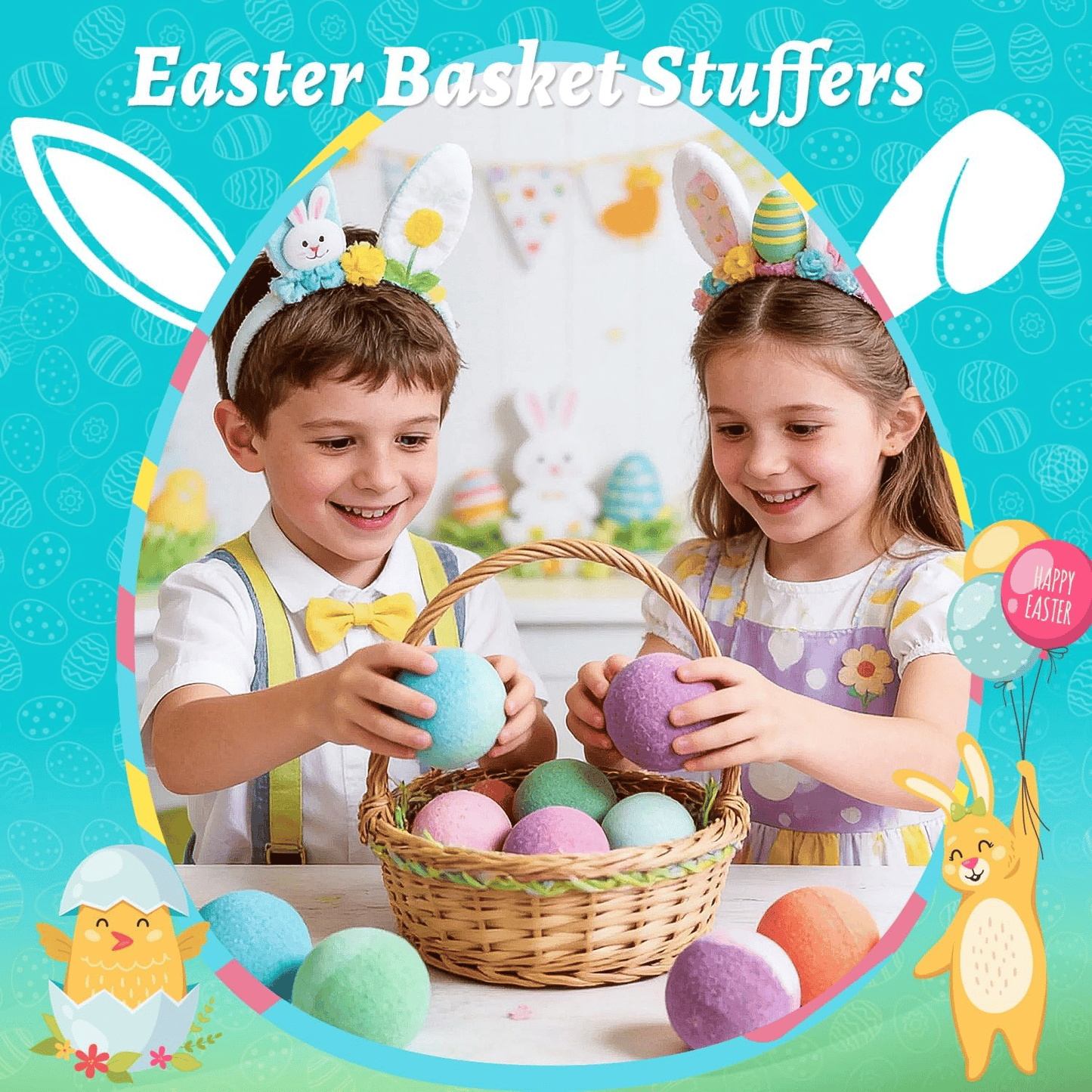 LAST DAY 50% OFF- Free Shipping🔥 - 🛁 Natural Bath Bombs for Kids with Mega Bubbles & Surprise Inside 🥚✨ Same as in the video